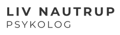 Psykolog Liv Nautrup logo sort skrift